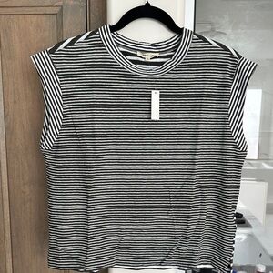Madewell Striped Sleeveless Top size XS